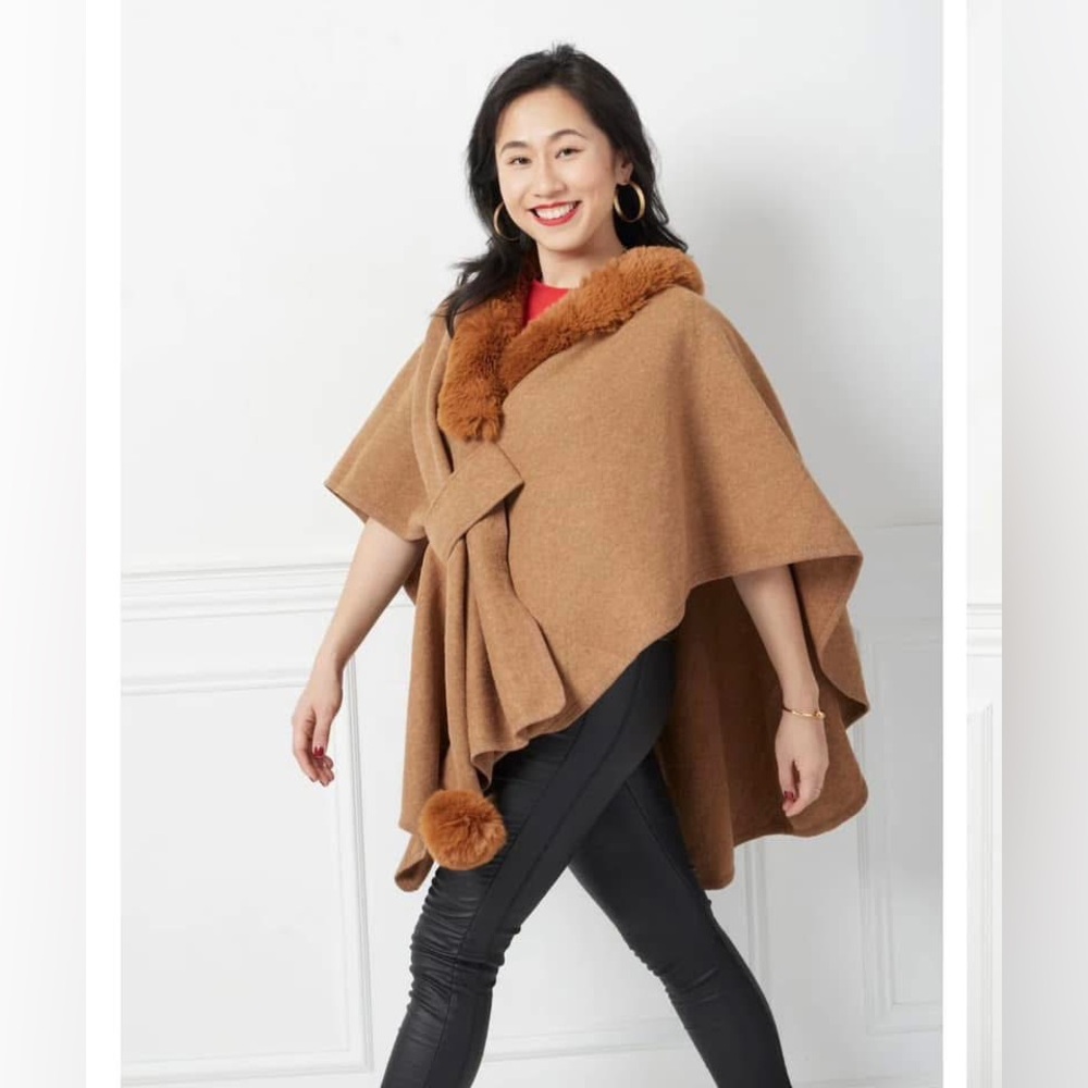 Camel color Tourance cape